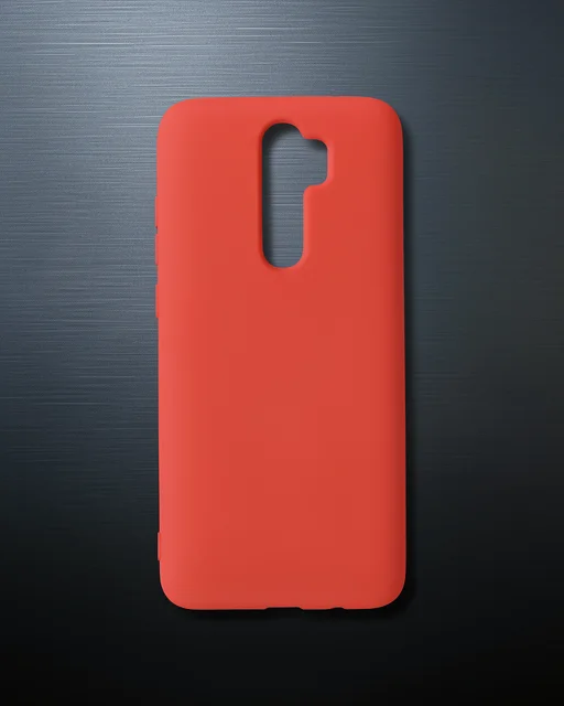 Xiaomi Redmi Note 8 Pro Kılıf Nano İçi Kadife Silikon - Turuncu