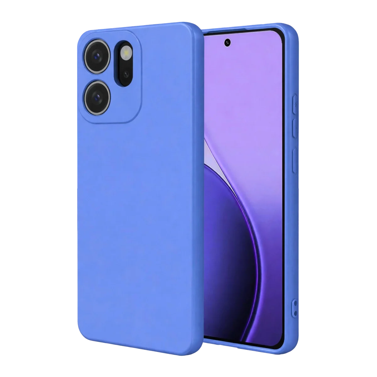 Oppo Reno 14f First Silikon - Mavi