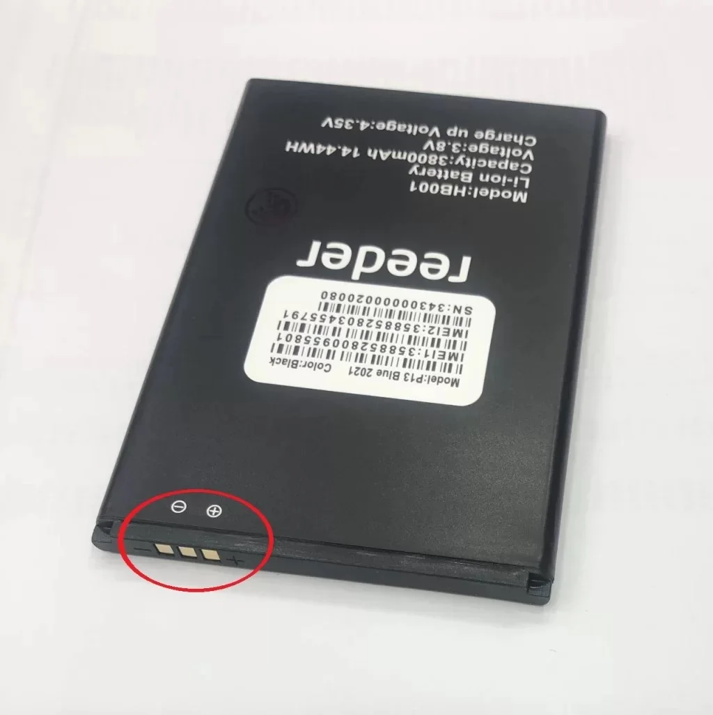 Reeder P13 Blue 2022 Batarya Pil (Güçlendirilmiş) görsel 2
