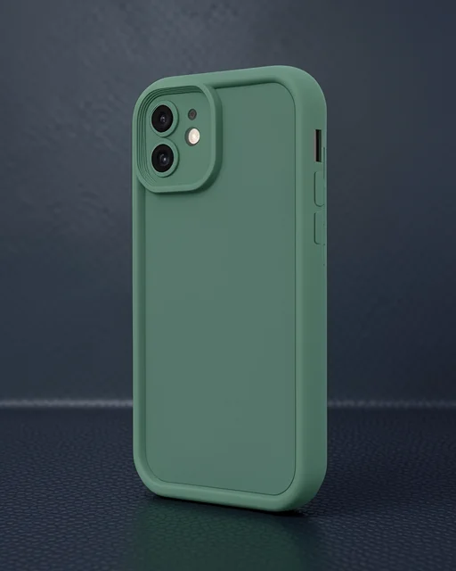 Apple İphone 11 Kılıf Viera Silikon - Koyu Yeşil