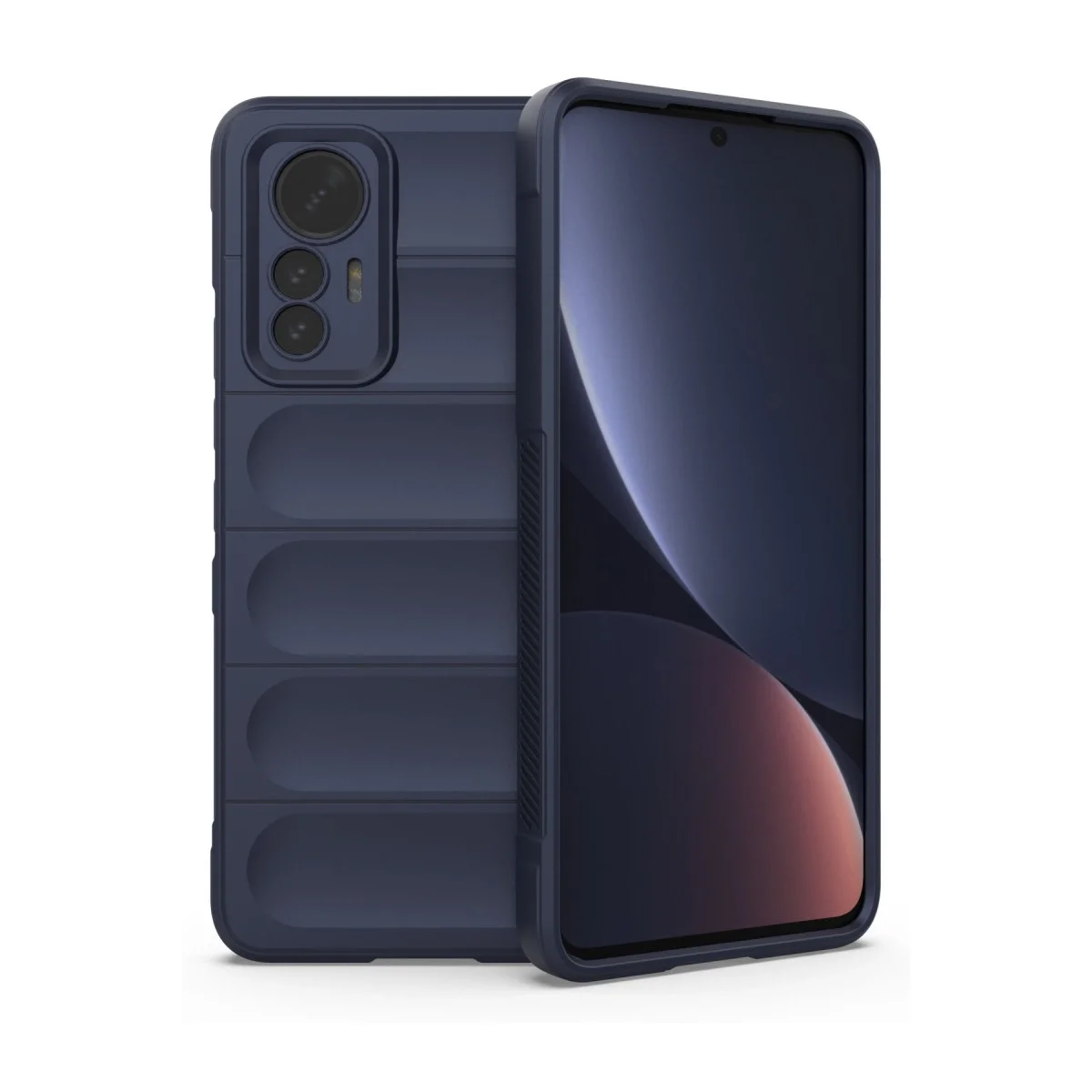 Xiao 12 Lite Kılıf Optimum Silikon - Lacivert