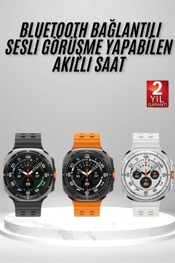 Akıllı Saat Amoled Ekran Bluetooth Bağlantılı Sağlık Takibi GPS Uyumlu görsel 2