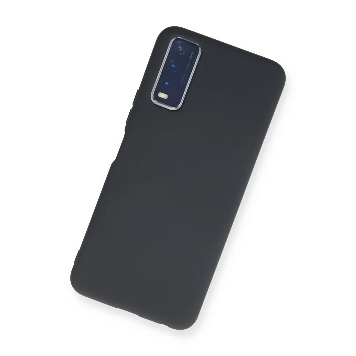 Vivo Y11s Kılıf Nano İçi Kadife Silikon - Lacivert görsel 3