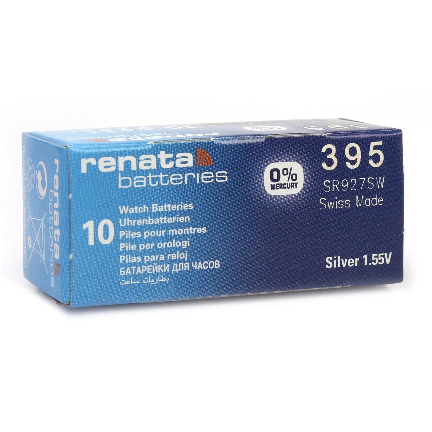 395 SR927SW 1.55V Alkalin Saat Pili 10 Adet