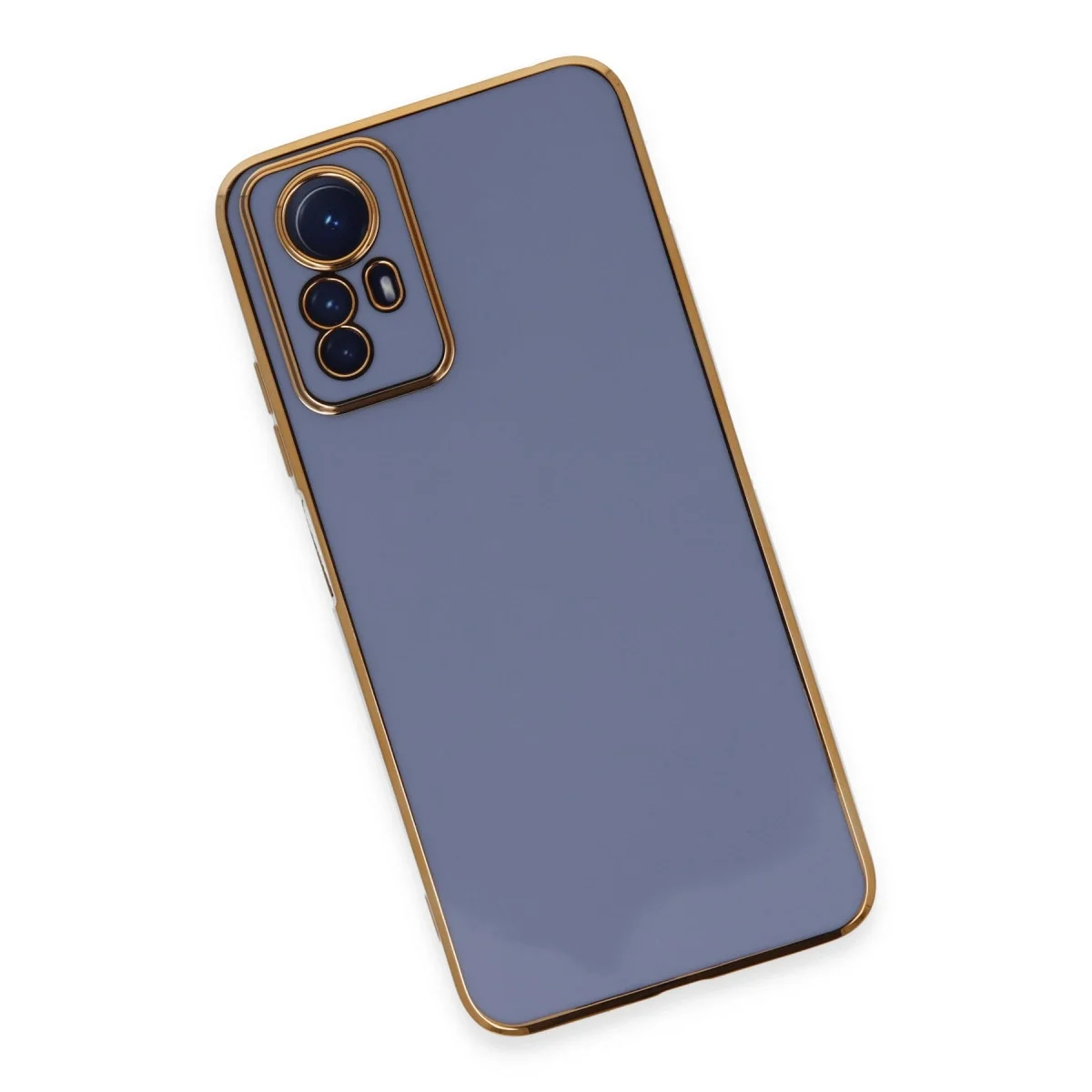 Xiaomi Redmi Note 12s Kılıf Volet Silikon - Mavi görsel 4