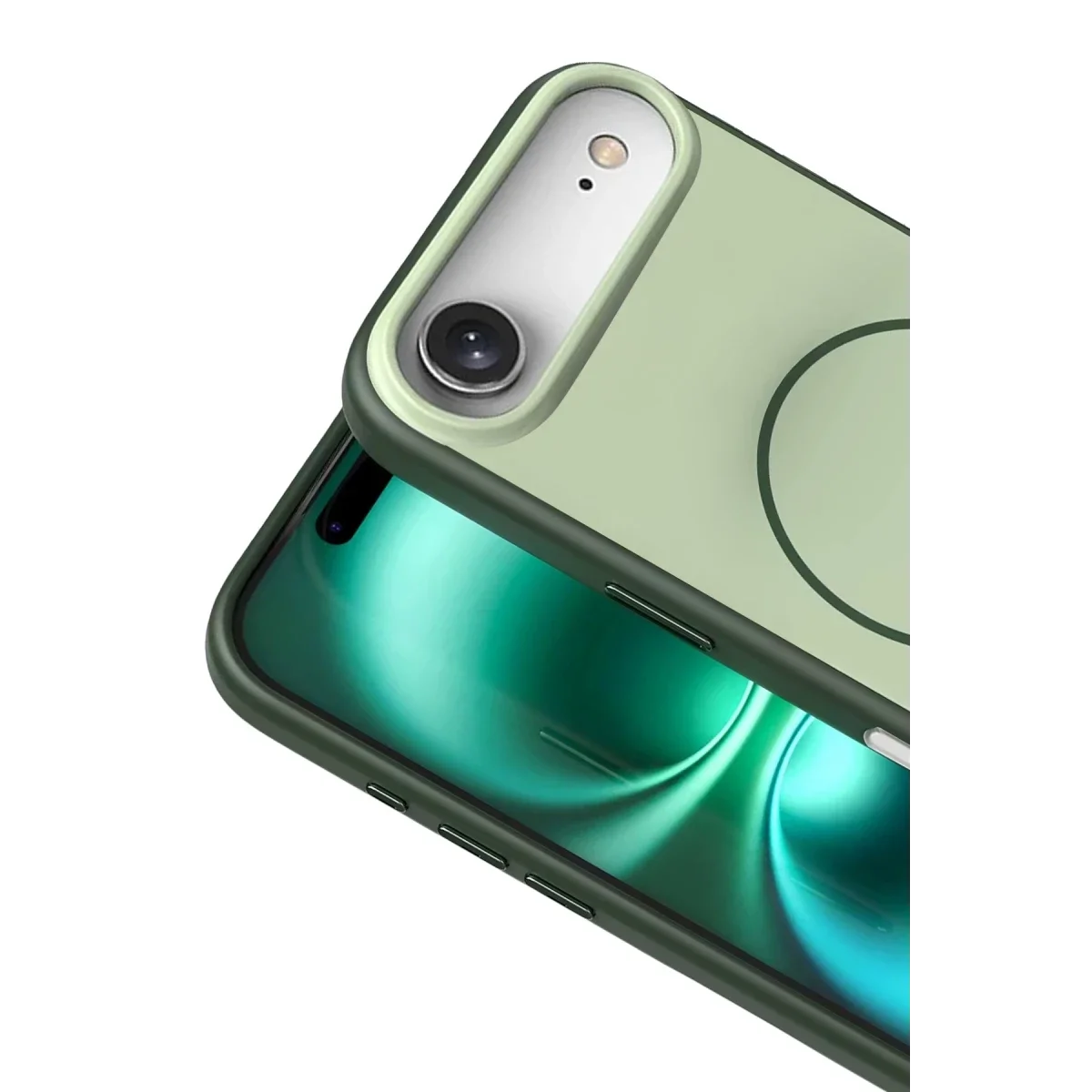 Joko Apple iPhone 17 Air Neva Magsafe Kapak - Koyu Yeşil görsel 2