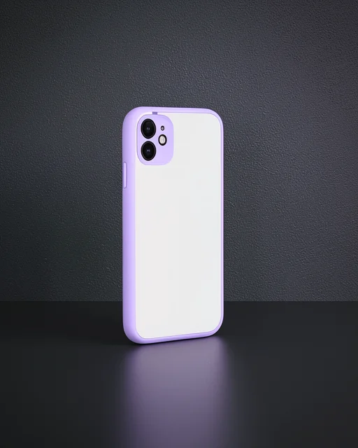 Apple İphone 12 Kılıf Montreal Silikon Kapak - Mor