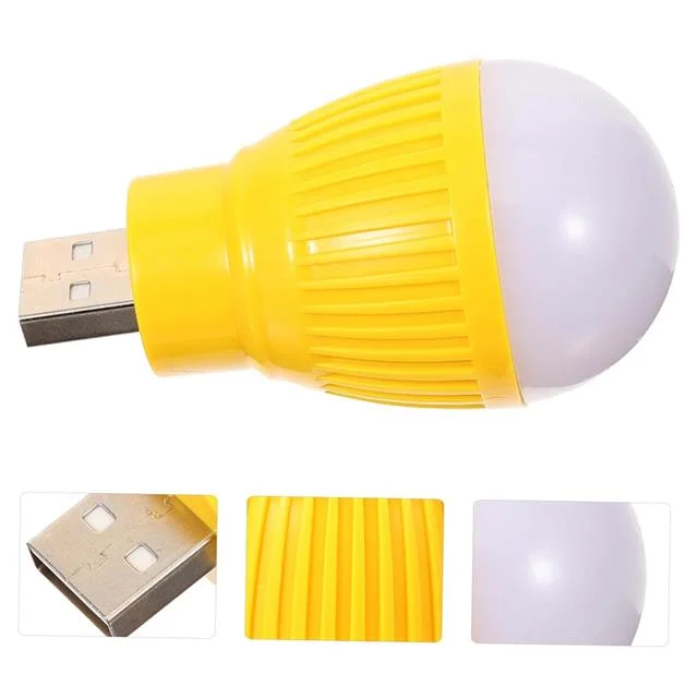 PM-34389 USB Beyaz Gece Lambası ni Ampul Aydınlatma görsel 3