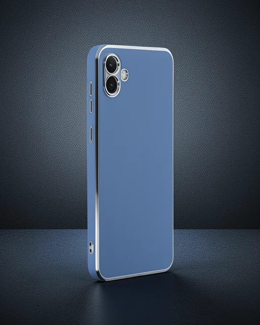 Samsung Galaxy A04 Kılıf Volet Silikon - Mavi