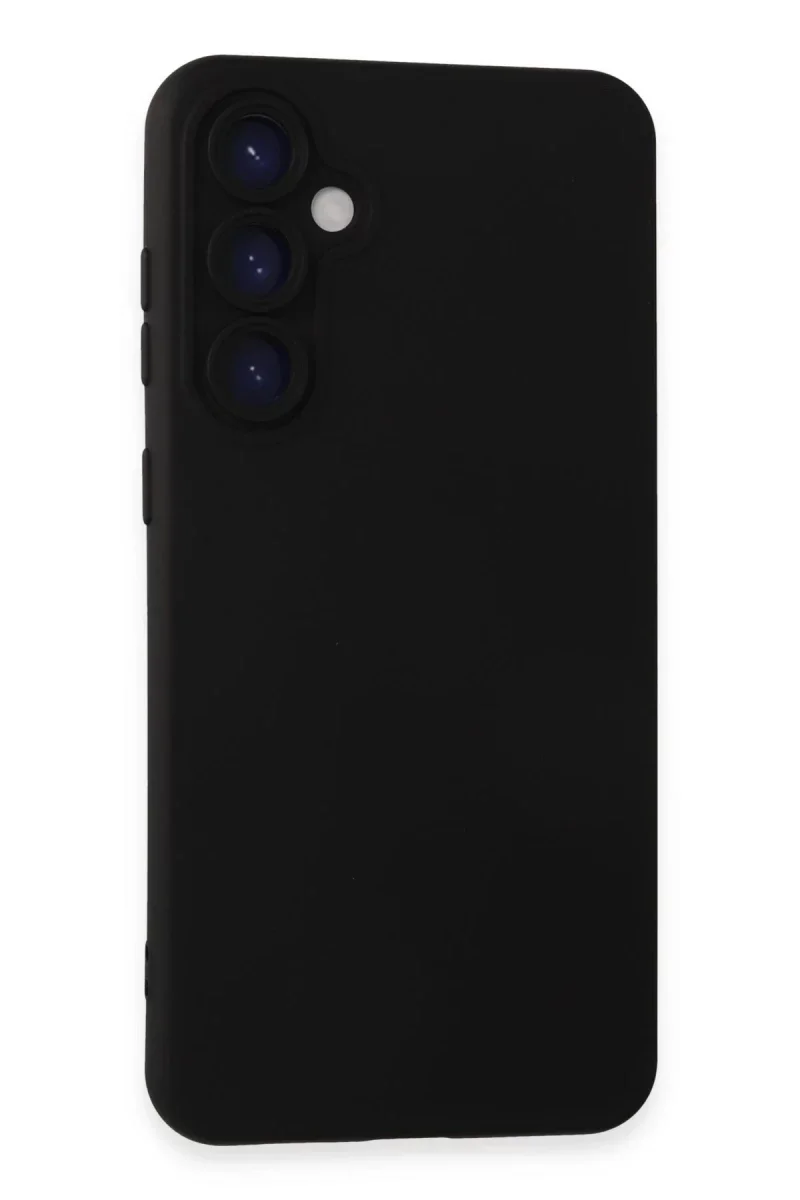 Samsung Galaxy S23 FE Kılıf Nano içi Kadife Silikon - Siyah