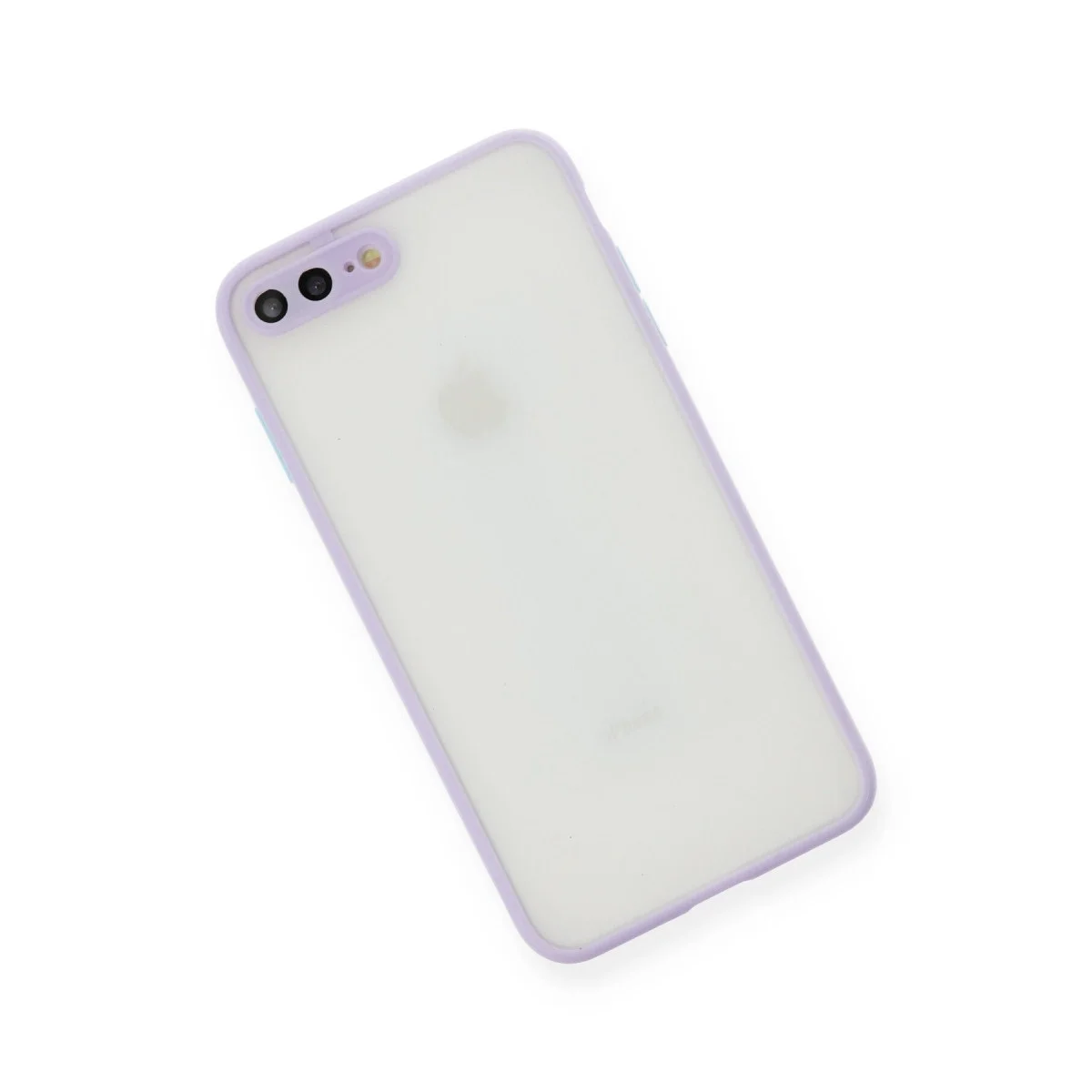 Apple İphone 7 Plus Kılıf Montreal Silikon Kapak - Mor görsel 3