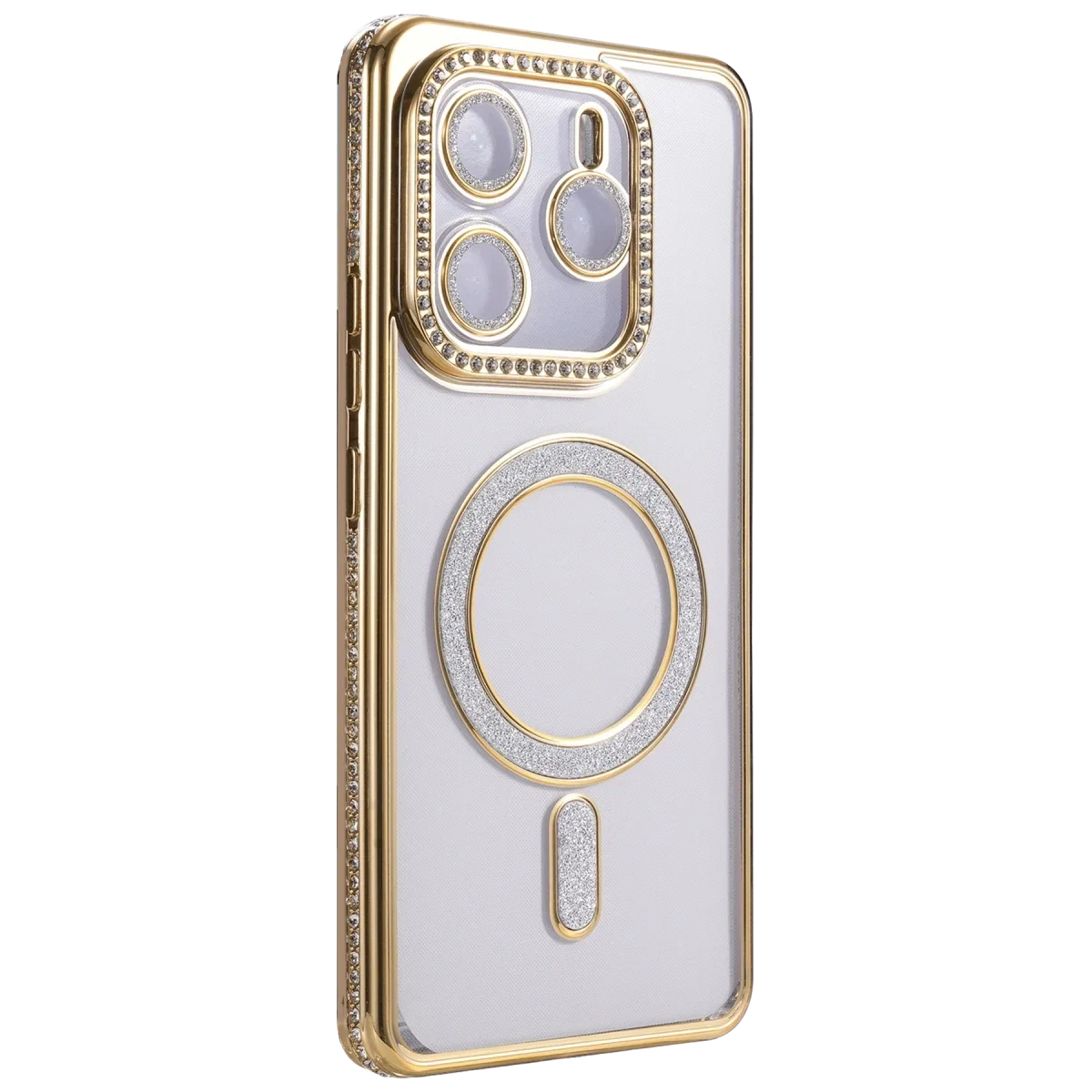 Xiaomi Redmi Note 14 4G Joke Simli Magneticsafe Kılıf - Gold görsel 3