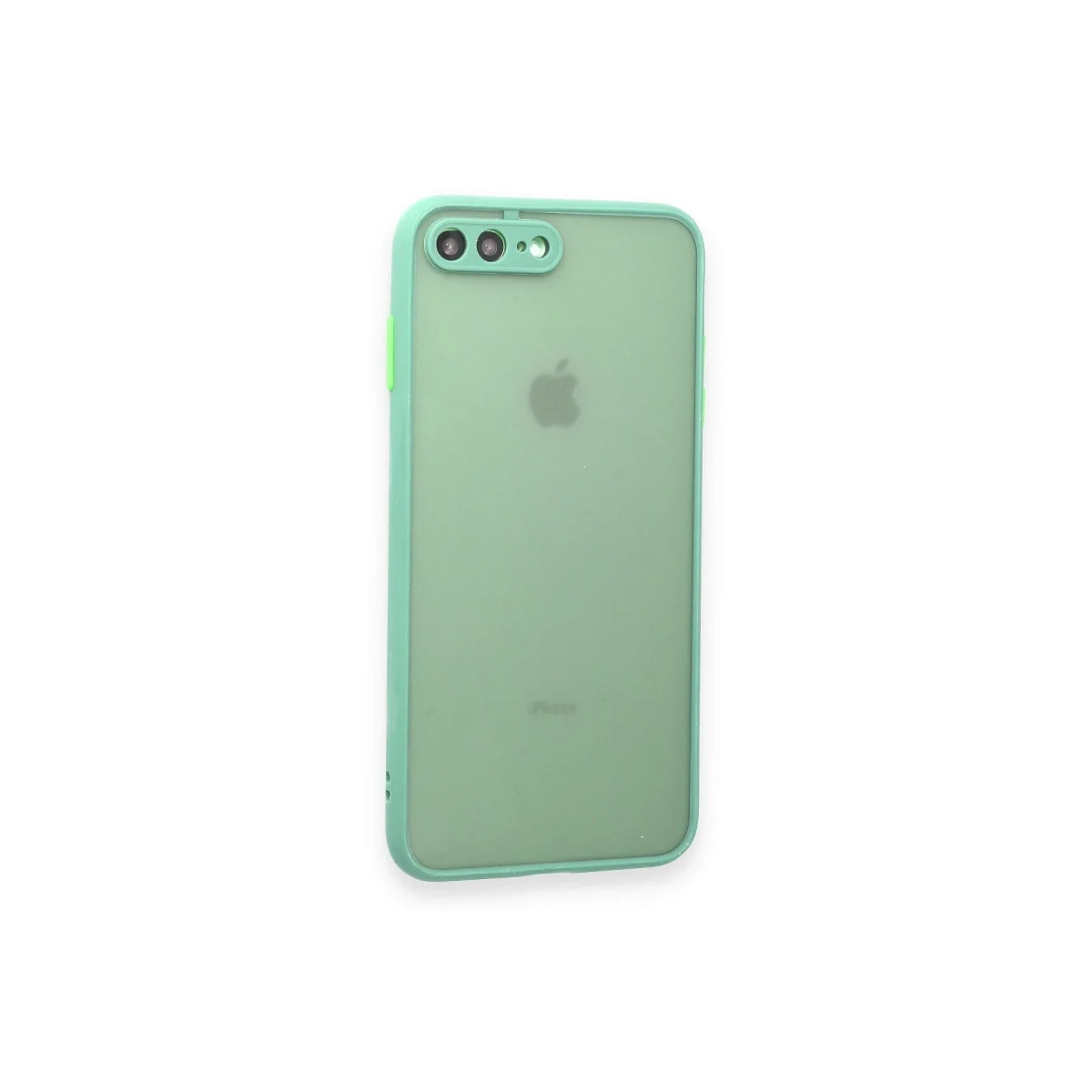 Apple İphone 7 Plus Kılıf Montreal Silikon Kapak - Turkuaz görsel 2