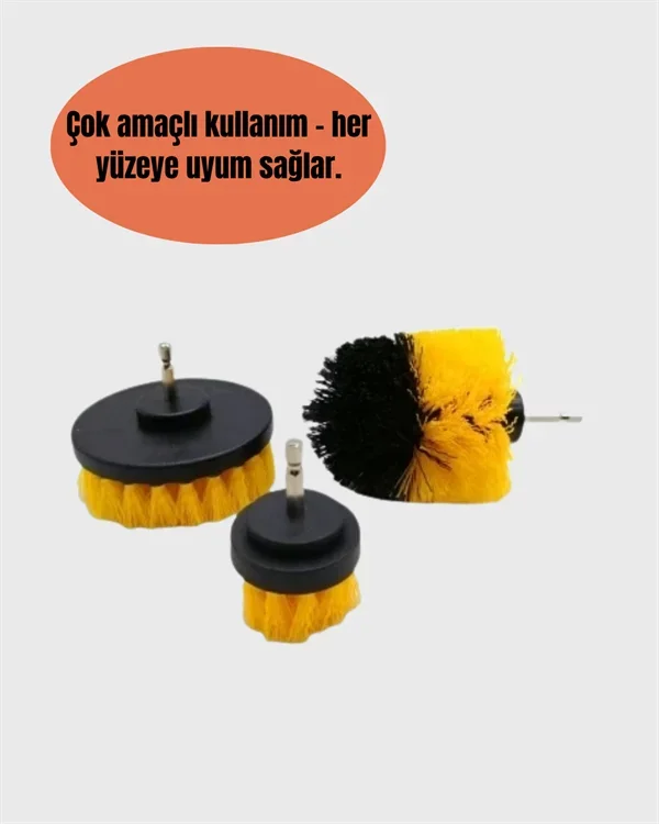 Derinlemesine Tezlik İçin Dayanıklı Kıllı Matkap Fırçası Başlığı görsel 3