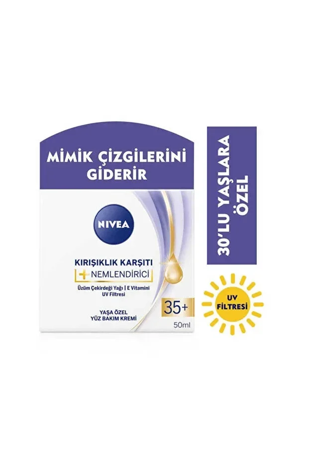 35+ Kırışıklık Karşıtı Yüz Kremi 50 ml