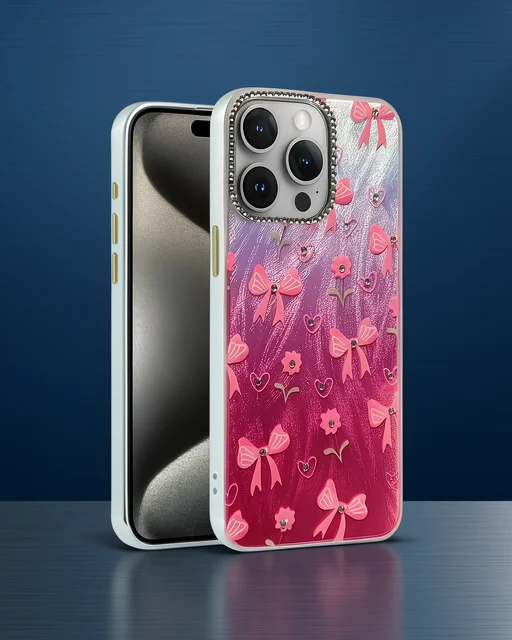 Apple İphone 15 Pro Max Kılıf Blade Aynalı Desenli Kapak - Desen 3