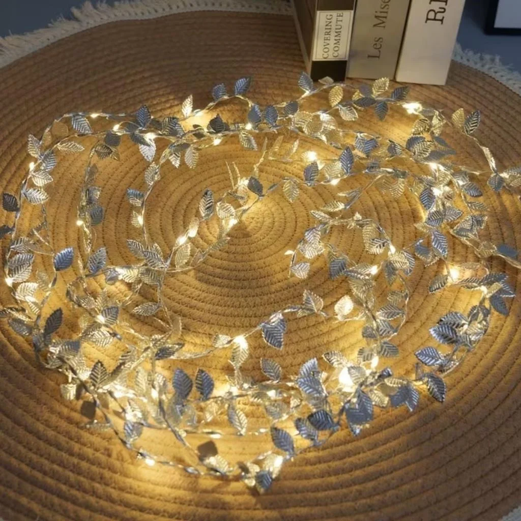 3 Metre Yaldızlı Gümüş LED Işık – Dekoratif Ortam ve Aydınlatması görsel 5