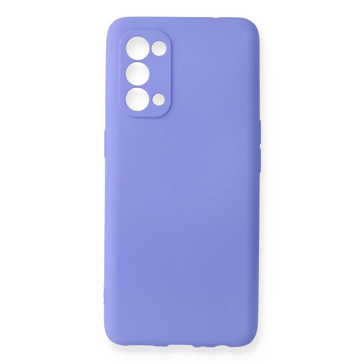 Oppo Reno 5 Pro Kılıf First Silikon - Lila