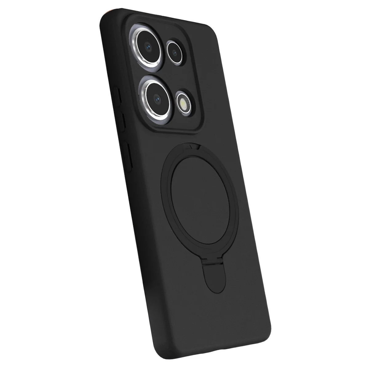 Xiao Red Note 13 Pro 4g Regal Magsafe Standlı Kapak - Siyah görsel 2
