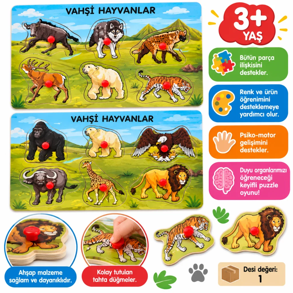 ONY-328 329 Ahşap Tutmalı Vahşi Hayvanlar adet fiyatıdır