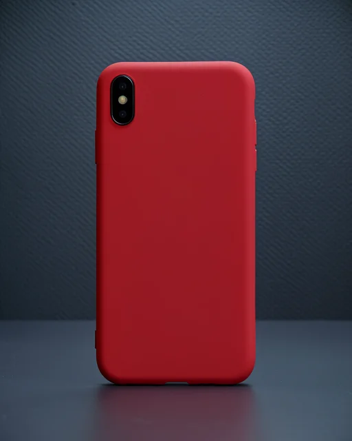 Apple İphone Xs Max Kılıf Nano İçi Kadife Silikon - Kırmızı