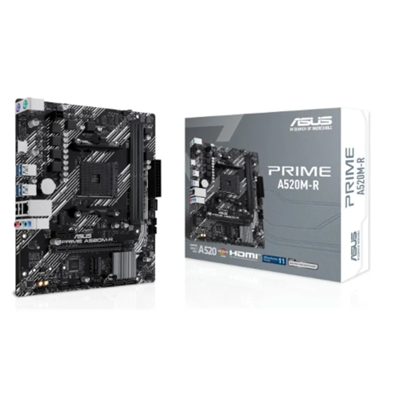 Prıme A520M-R DDR4 5100MHZ 1XHDMI 1XM.2 USB2.0 Matx AM4 ( AM4 5000/4000/3000 Serileri İle Uyumlu)