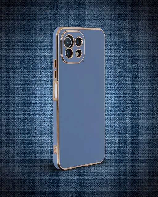 Xiaomi Mi 11 Lite Kılıf Volet Silikon - Mavi