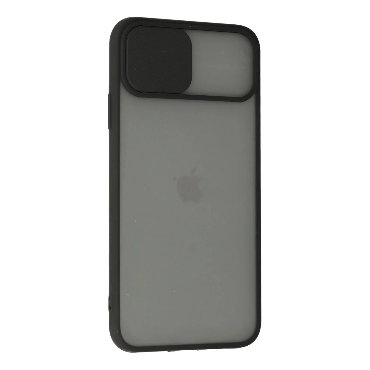 Apple İphone 11 Pro Max Kılıf Palm Buzlu Kamera Sürgülü Silikon - Siyah görsel 3