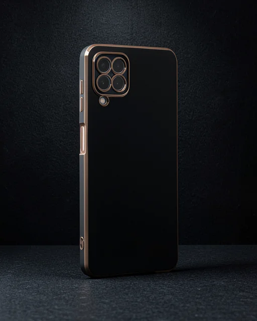 Samsung Galaxy A22 Kılıf Volet Silikon - Siyah