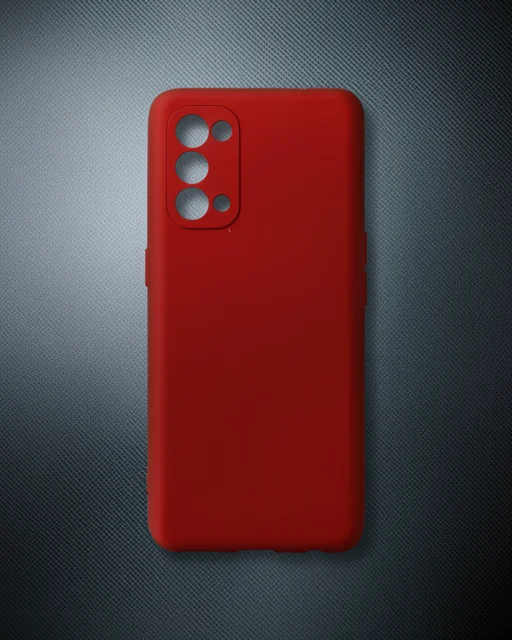 Oppo Reno 5 Kılıf First Silikon - Bordo