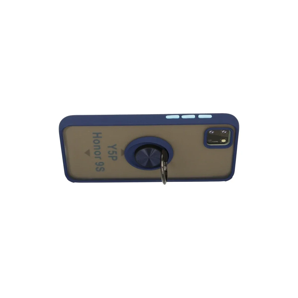 Huawei Y5P Kılıf Montreal Yüzüklü Silikon Kapak - Lacivert görsel 3
