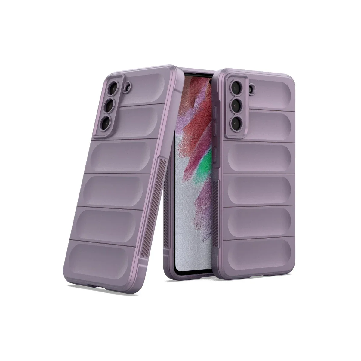 Samsung Galaxy S22 Plus Kılıf Optimum Silikon - Mor görsel 2