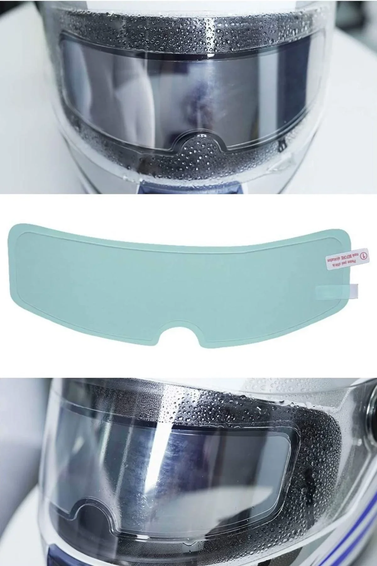 Buğu Önleyici Motosiklet Kaskı Vizörü Su Geçirmez Dayanıklı Çizik Koruma Lens Fil görsel 8