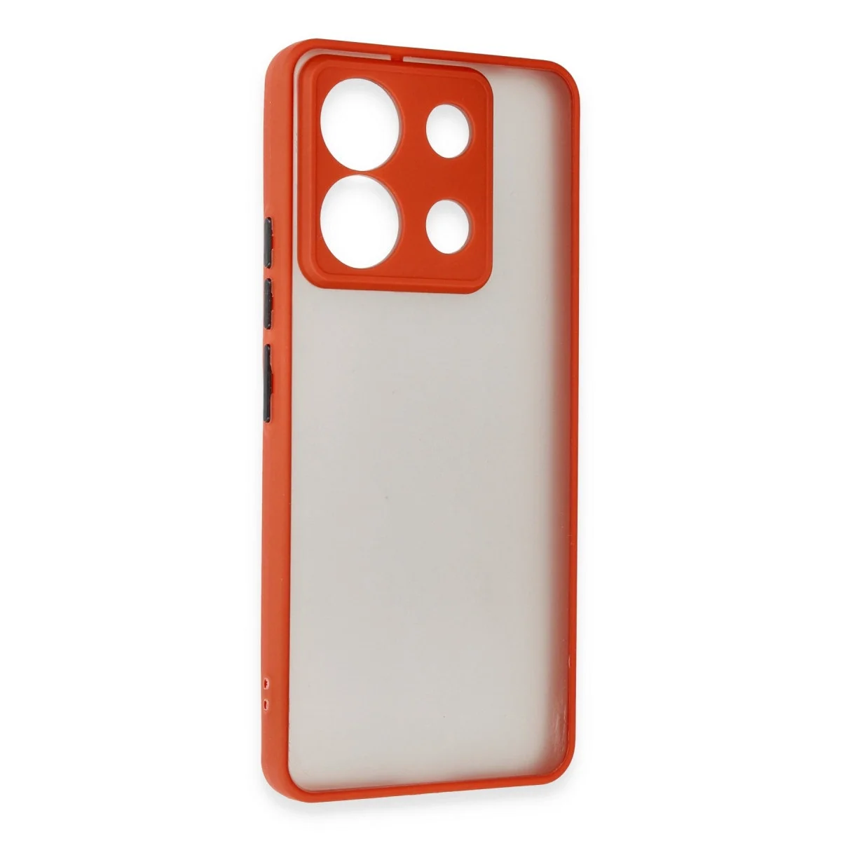 Xiaomi Redmi Note 13 Pro 5g Kılıf Montreal Silikon Kapak - Kırmızı görsel 2