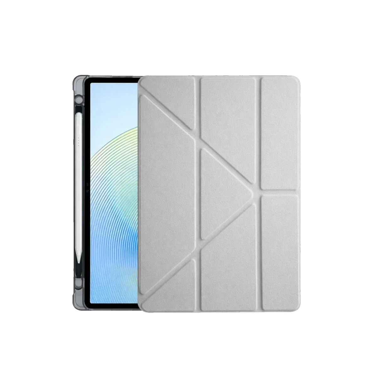 Xiaomi Redmi Pad 2 Kalemlikli Mars Tablet Kılıfı - Gri görsel 2