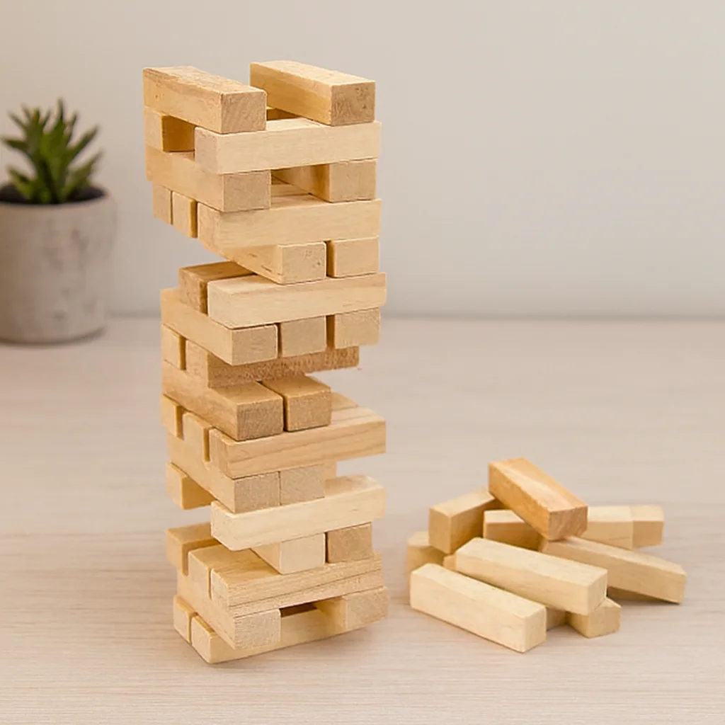 Ahşap Denge Oyunu 54 Parça (Jenga)