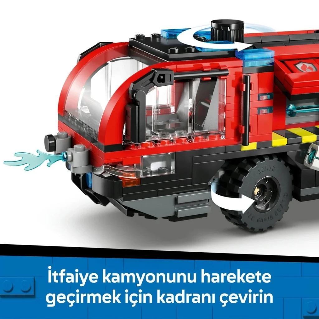Havaalanı İtfaiye Kamyonu 60499 görsel 3