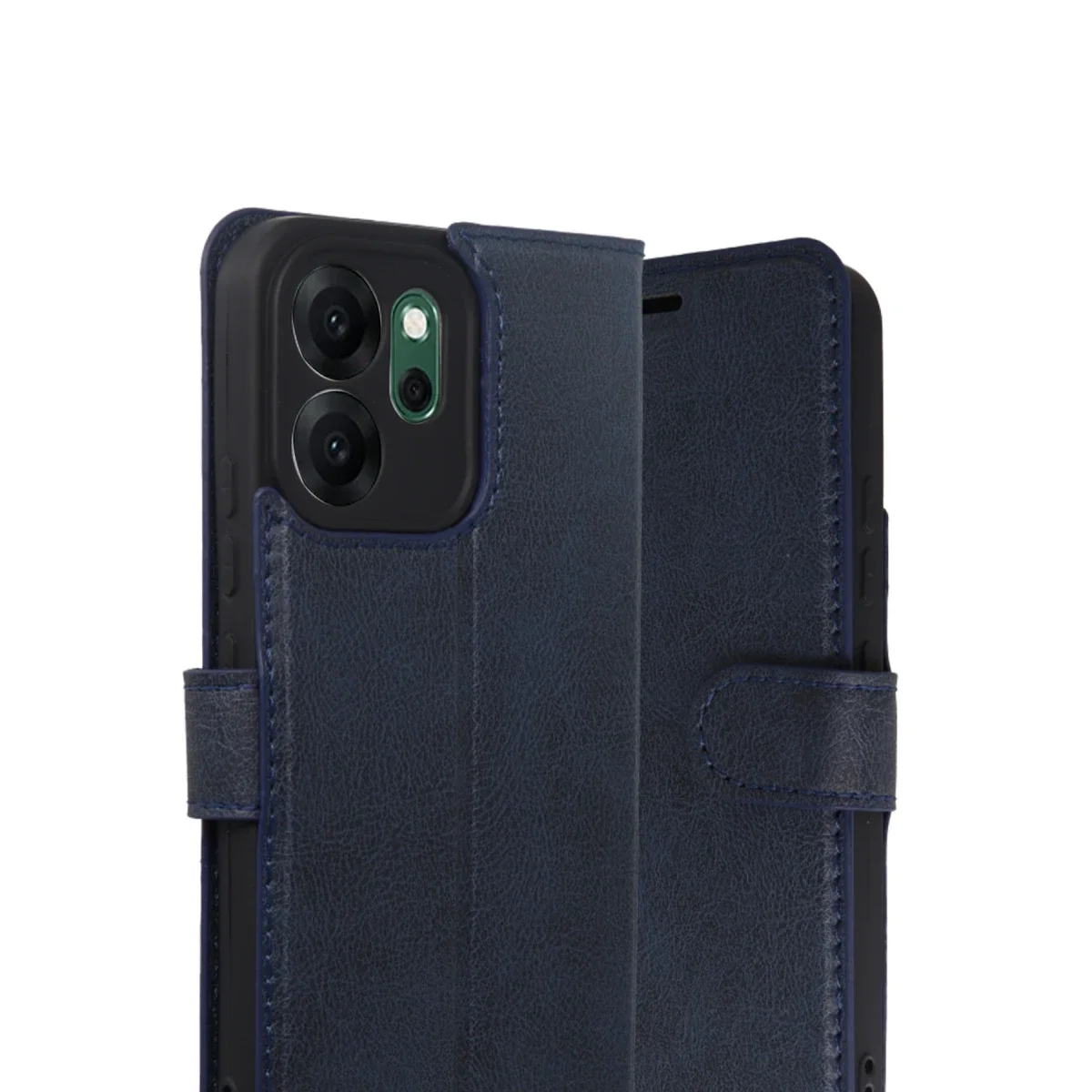 Oppo Reno 14F Trend S Plus Kapaklı Kılıf - Lacivert görsel 2