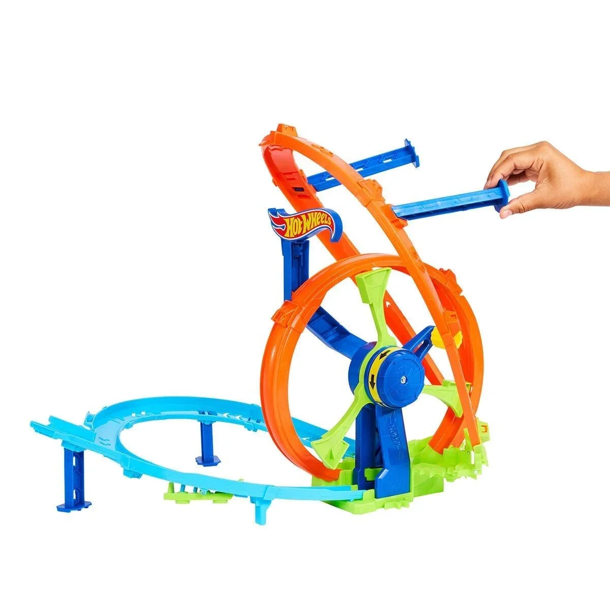 JBX65 Hot Wheels Hızlı Fırlatma ve Döngü Parkuru Oyun Seti görsel 5