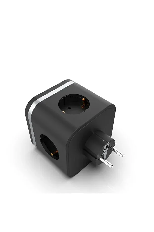 Termal Akım Korumalı Isıya Dayanıklı 3’lü Duvar Tipi Priz 2x Usb 2x Typce 3680 W