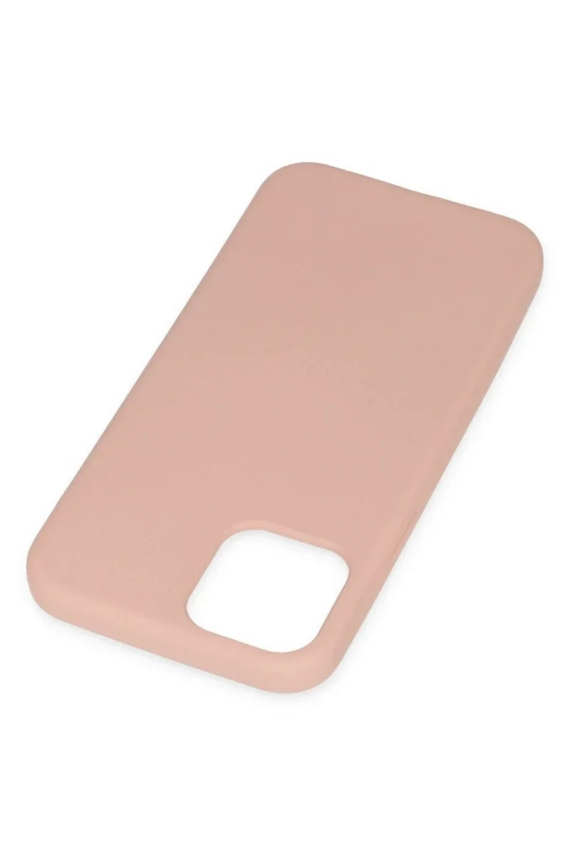 Apple iPhone 11 Pro Kılıf Nano içi Kadife Silikon - Pudra görsel 3