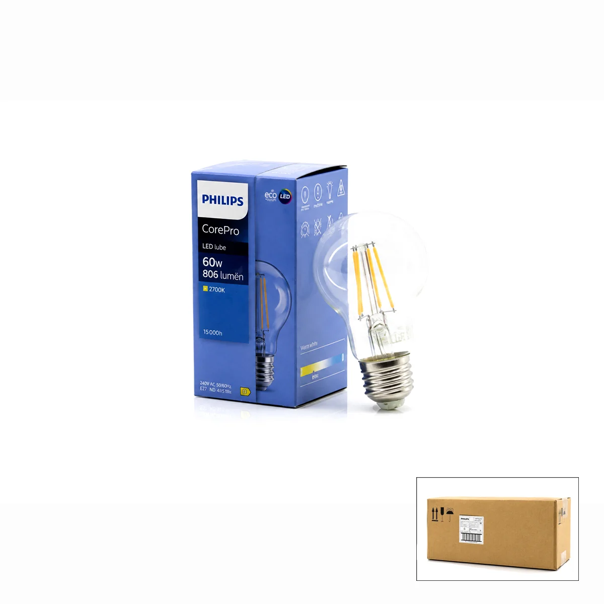 LED Filament Cam Ampul E27 görsel 2