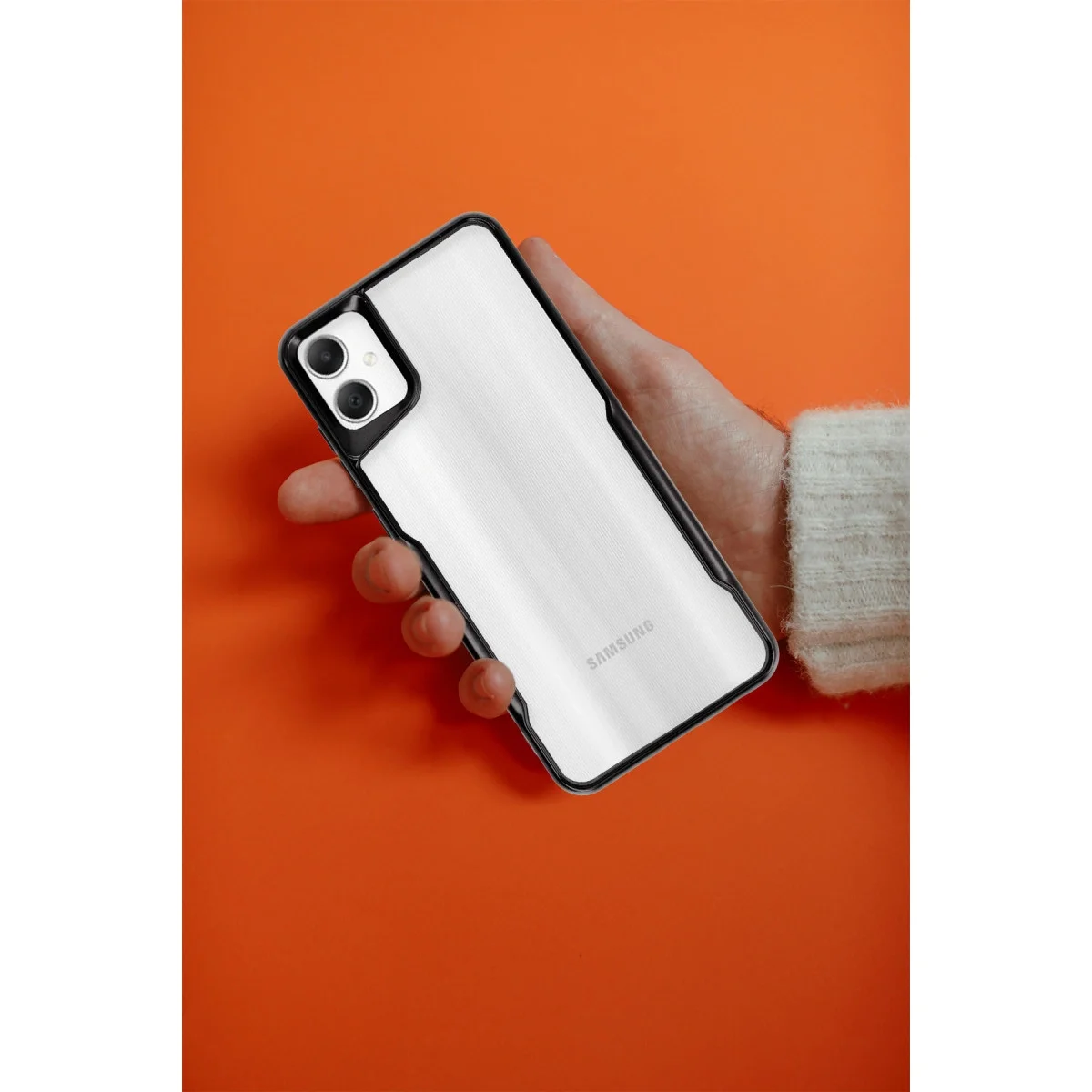 Samsung Galaxy A06 Kılıf Boyi Silikon Kapak - Titan Gri görsel 2