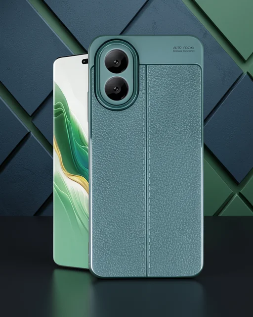 Oppo A38 Kılıf Auto Focus Kapak - Koyu Yeşil
