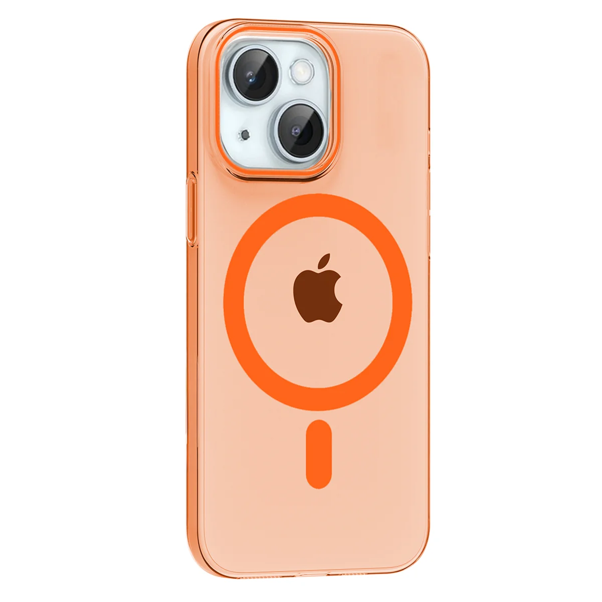 Joko Apple iPhone 15 PC Blank Magsafe Kapak - Turuncu