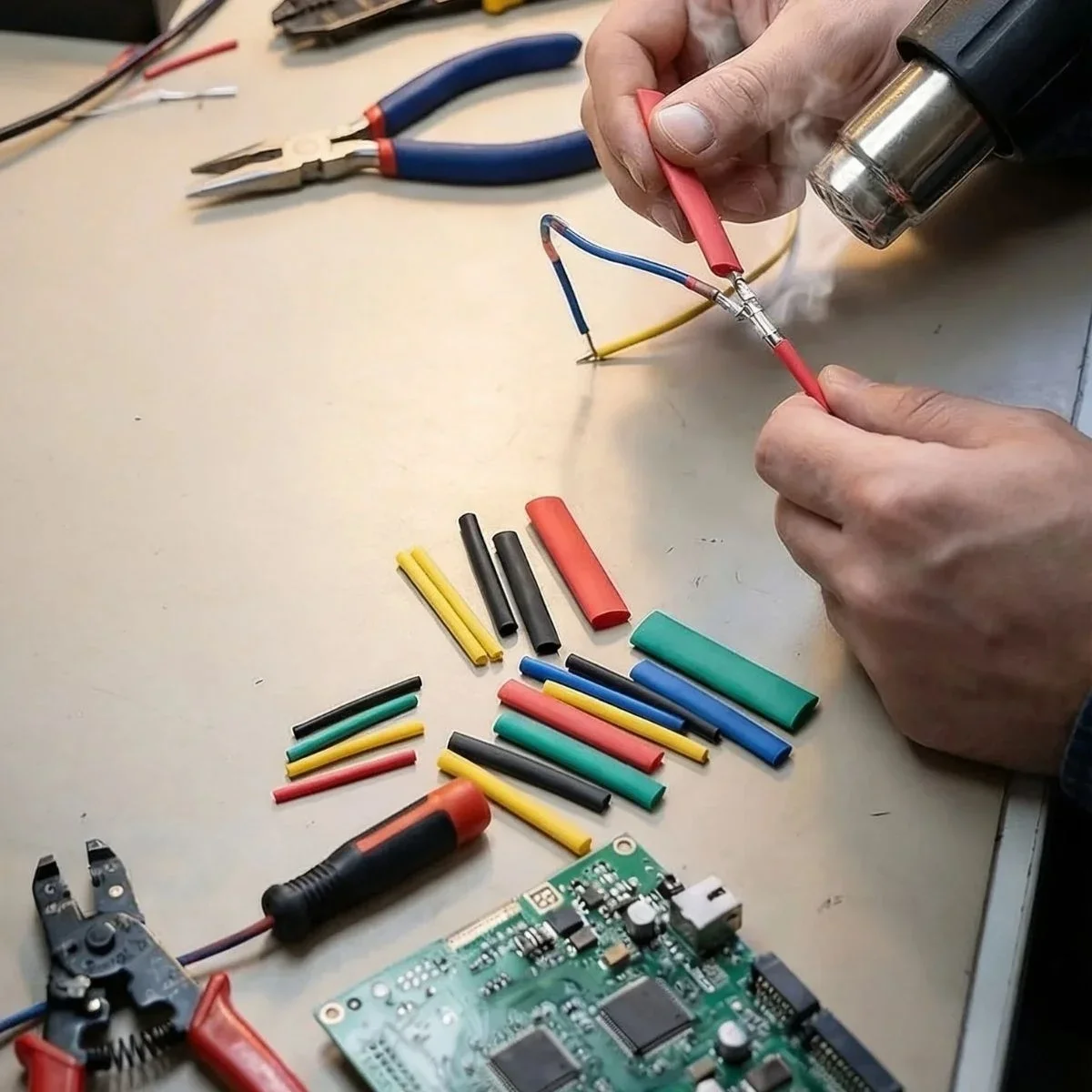 164 Parça Isı ile Daralan Makaron Seti – Elektrik Kablo İzolasyon & Koruma Kılıfı, Renkli Shrink Tube Set görsel 3