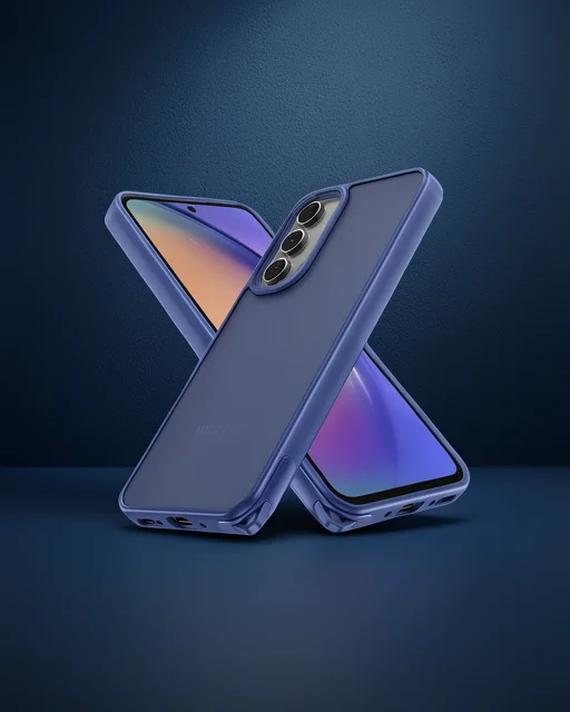 Samsung Galaxy A05s Kılıf Elegant Kapak - Açık Mavi
