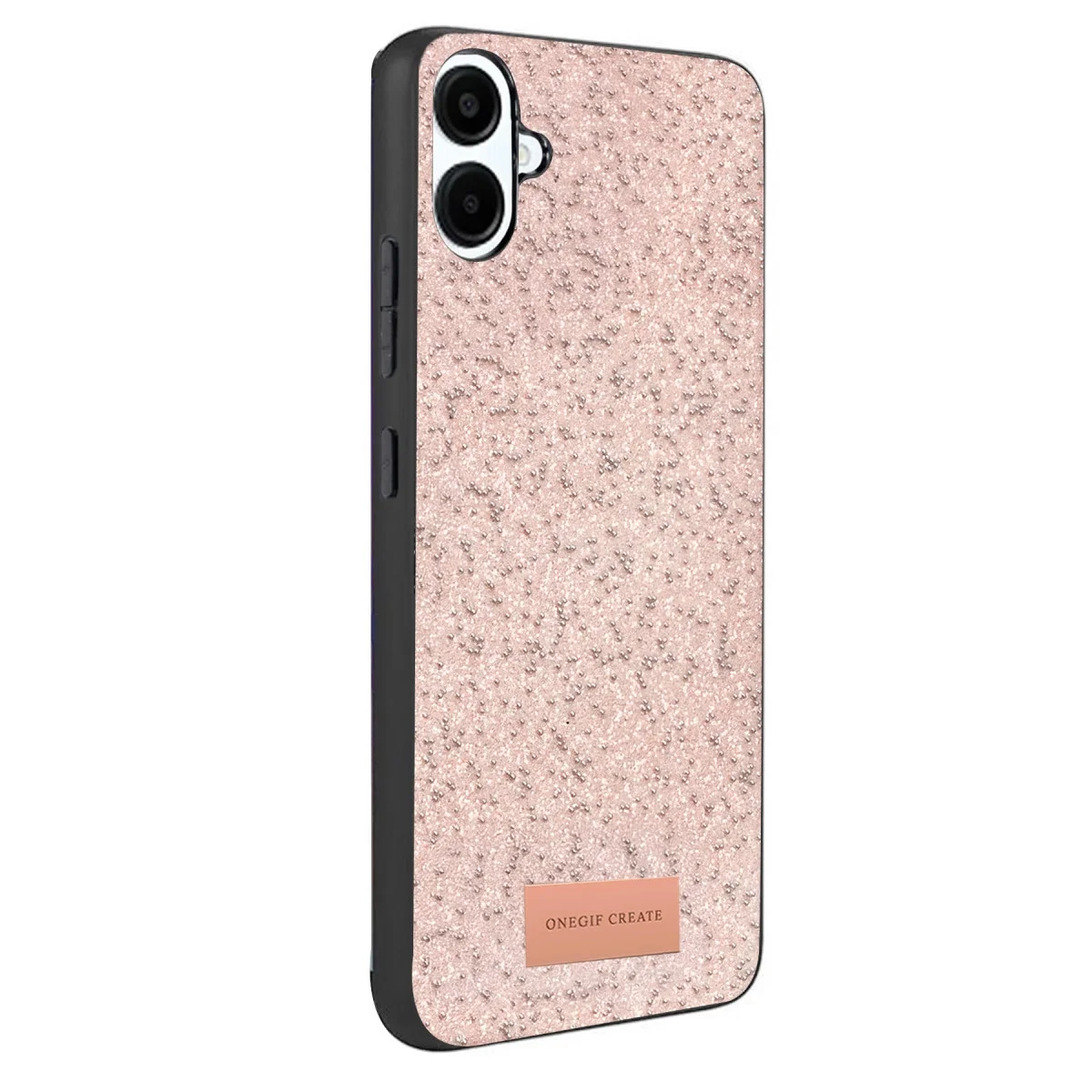 Onegif Samsung Galaxy A07 4g Bright Simli Kapak - Pembe görsel 2