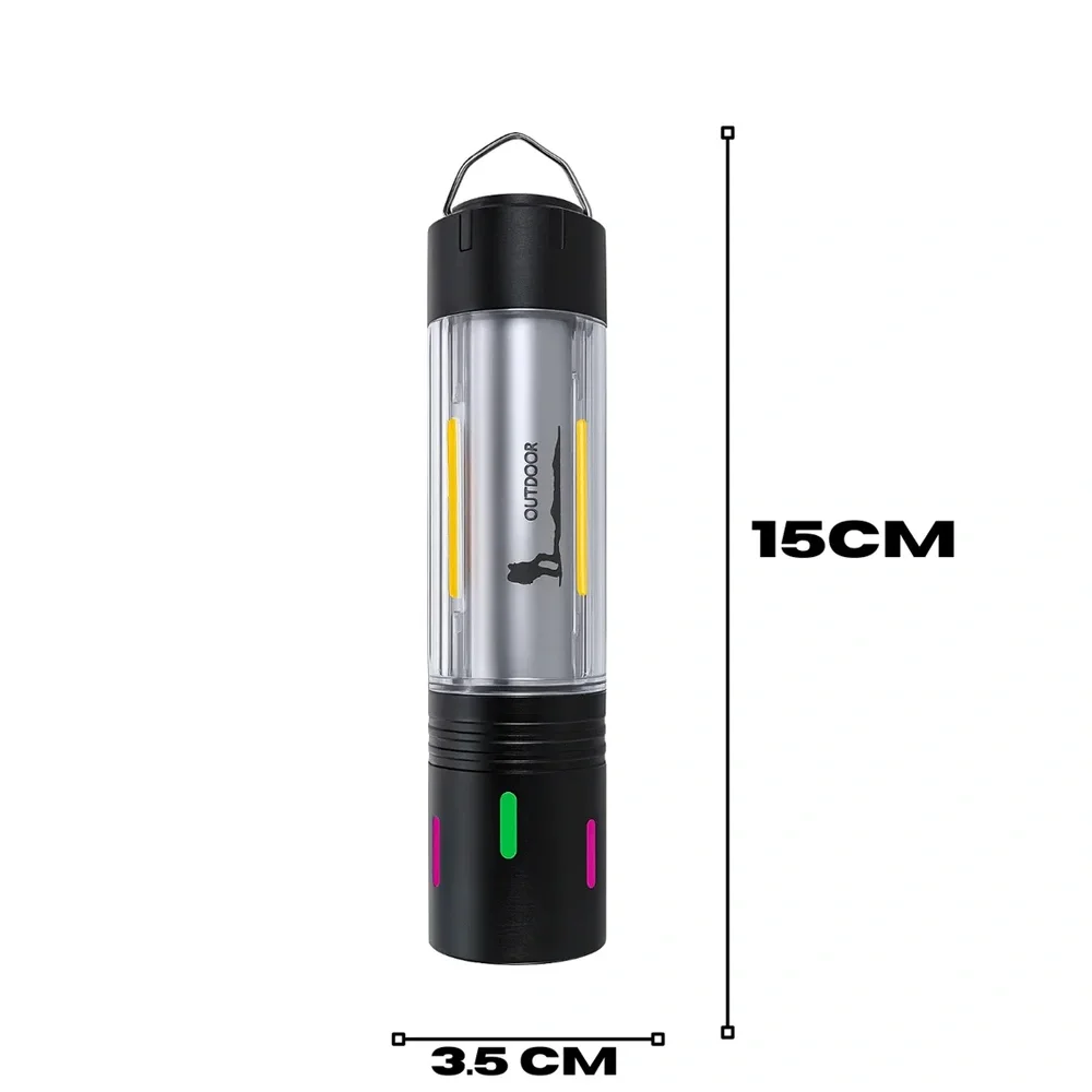 Tg Led Şarjlı Kamp Lambası Ortam Odak Aydınlatma Wt-736 görsel 6