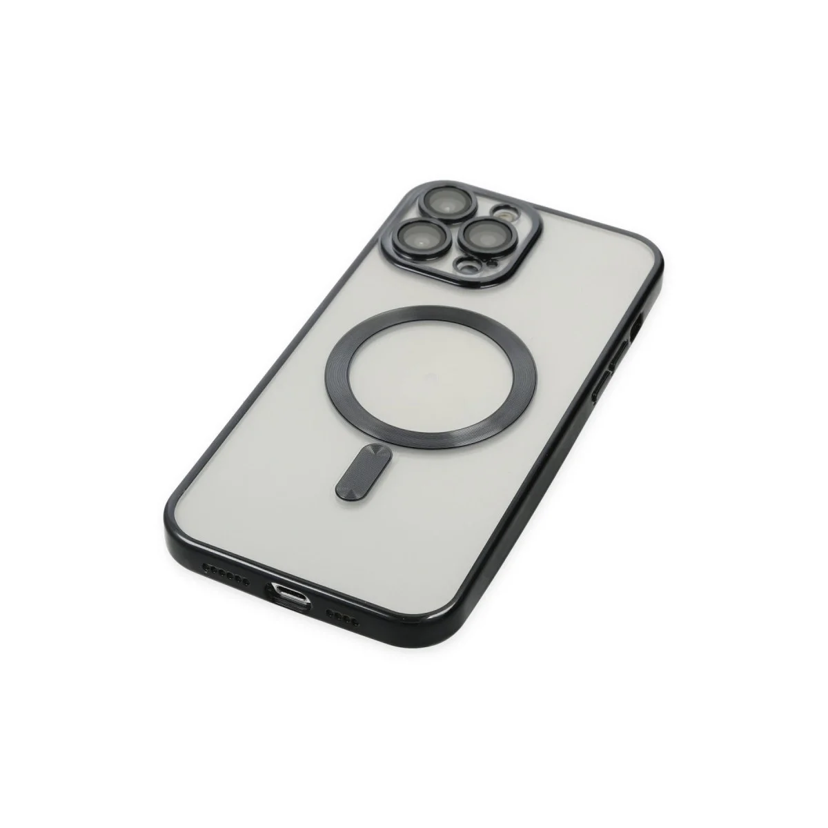 Apple İphone 14 Pro Kılıf Kross Magneticsafe Kapak - Siyah görsel 4